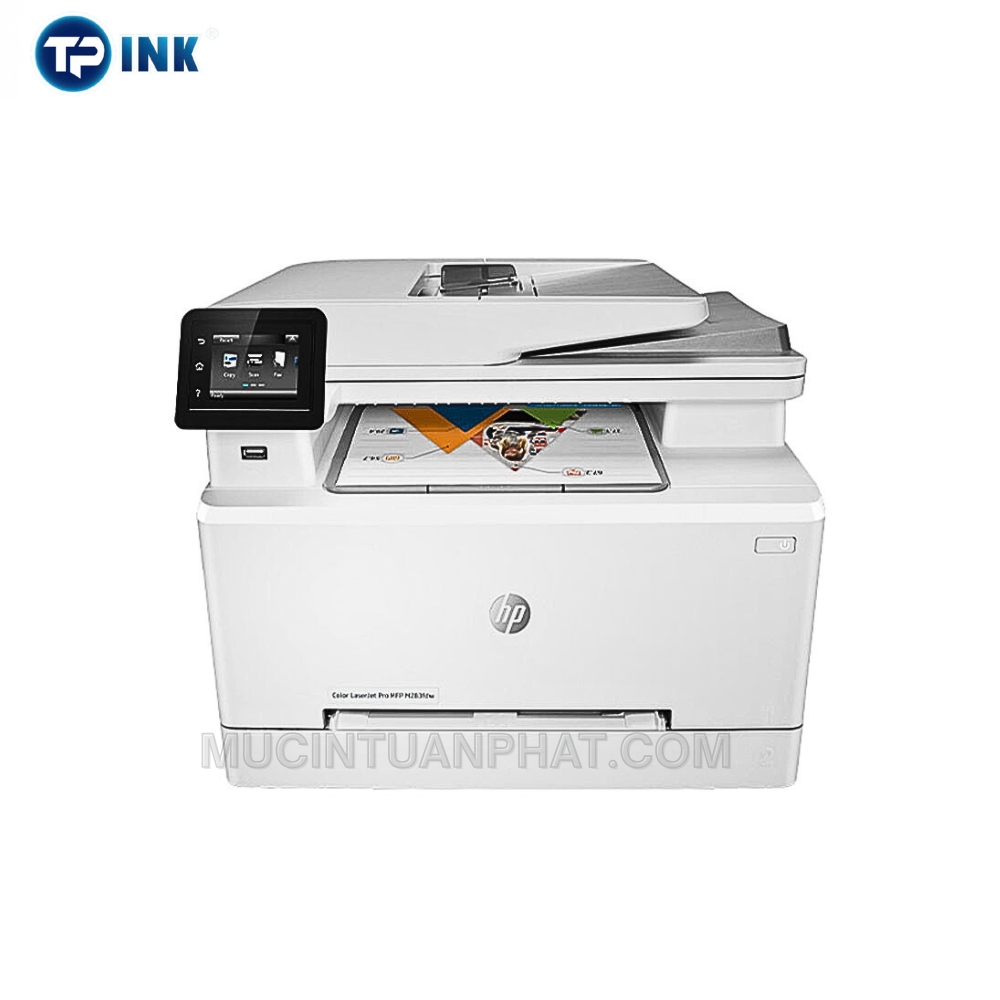 Máy in HP Color LaserJet Pro M283fdw (7KW75A) (In đảo mặt| Copy| Scan| Fax| A4| A5| USB| LAN| WIFI)