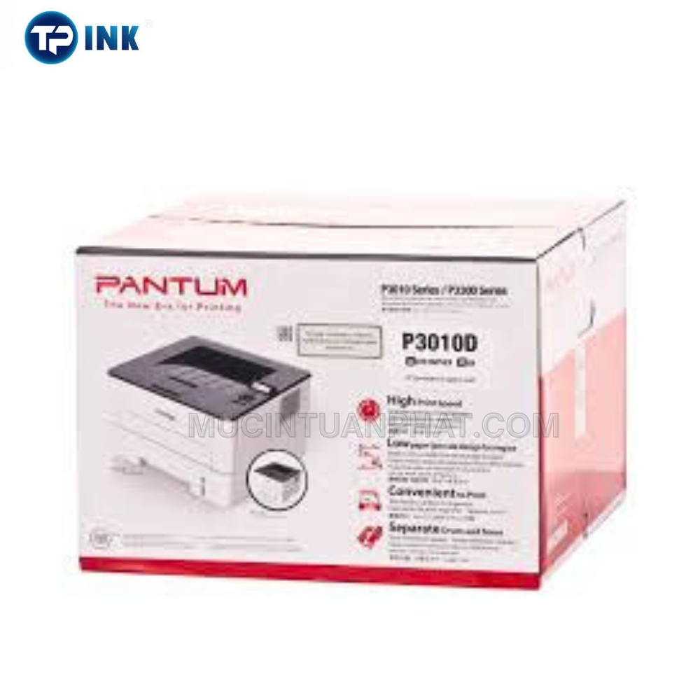 Máy in laser đen trắng Pantum P3010D (In đảo mặt| A4| A5| USB) - Ảnh 4