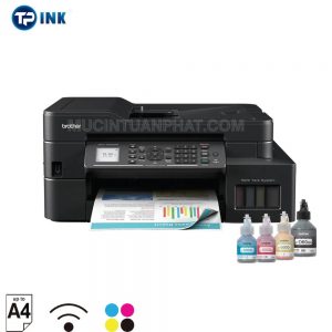 Máy in phun màu đa năng Brother MFC-T920DW (In đảo mặt, Scan ADF 1 mặt, Copy, A4, USB, LAN, WIFI)